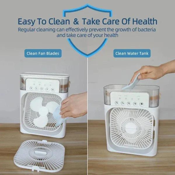 USB Cooling Fan with LED & Mist